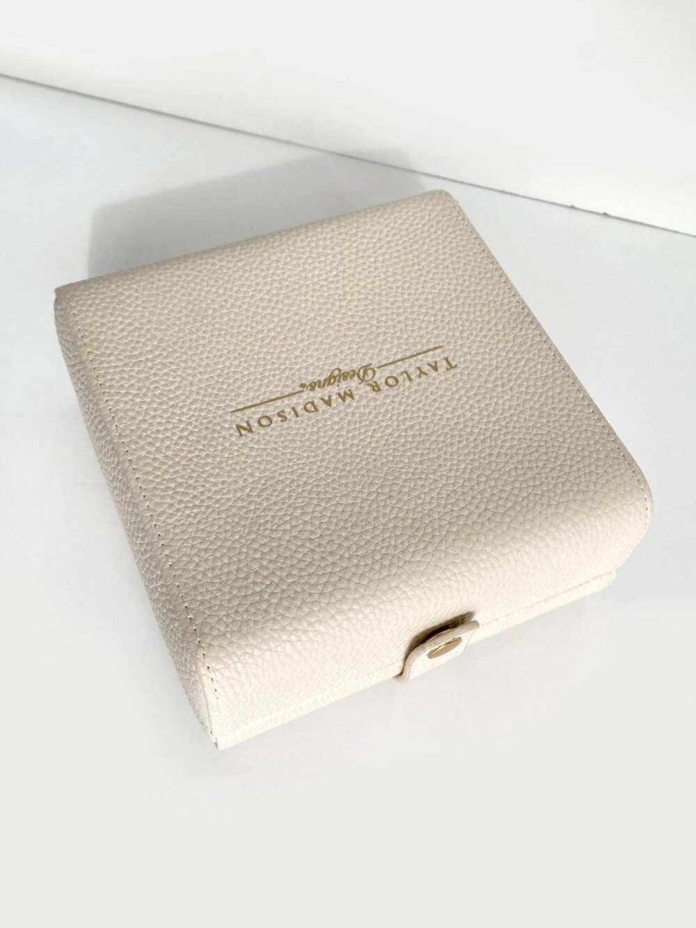 Taylor Madison Designs Jewelry Box Case Ivory NWOT